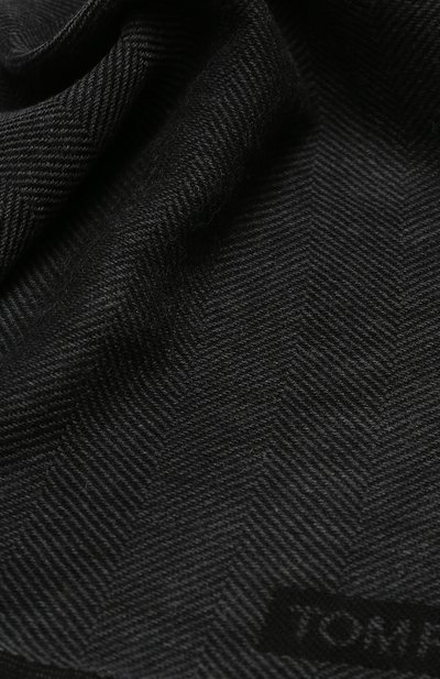 Шерстяной шарф с необработанным краем TOM FORD, арт. 4TF127/2FB, фото 2