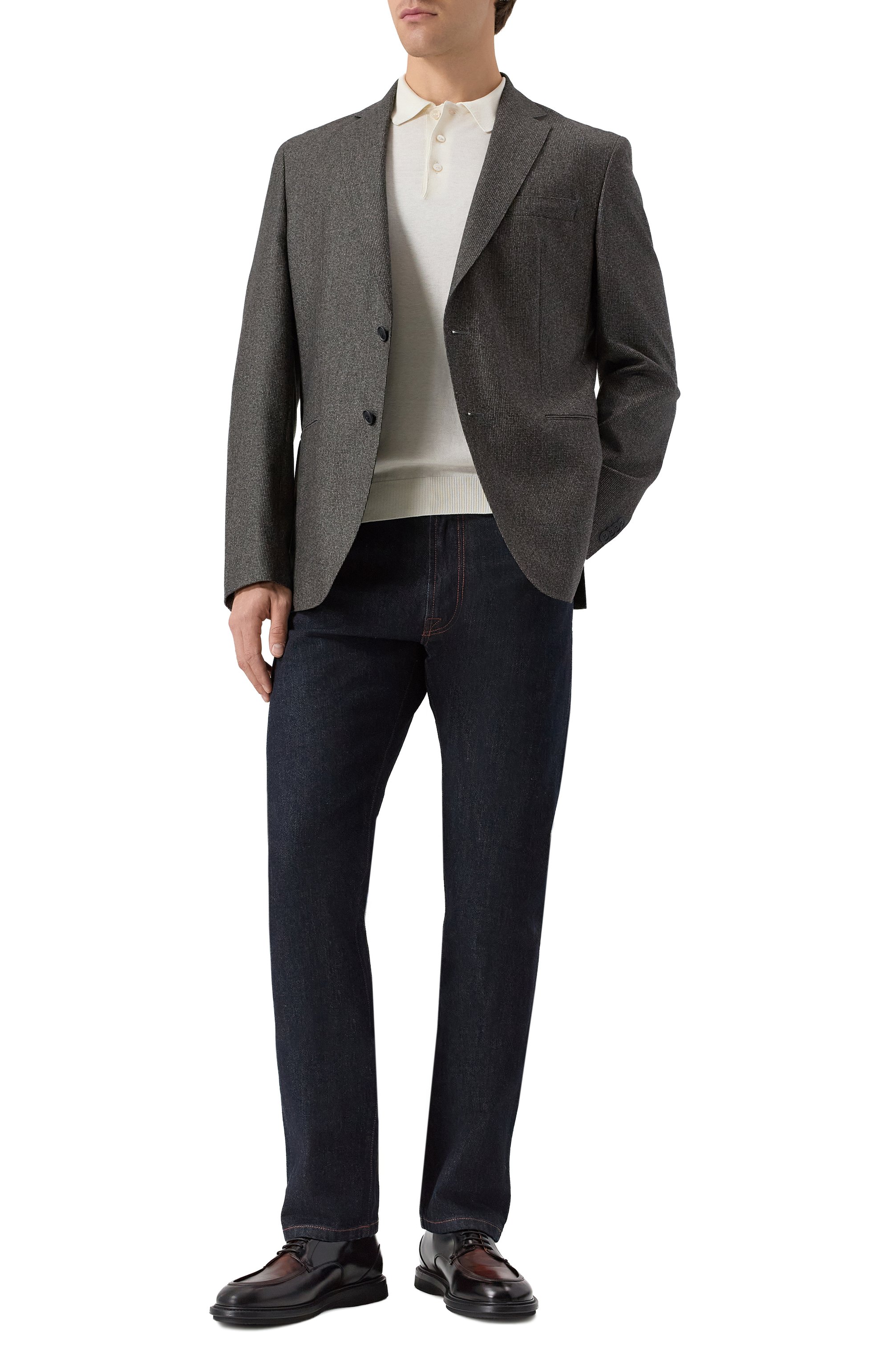 Шерстяной пиджак BOSS, арт. 50553336, фото 3