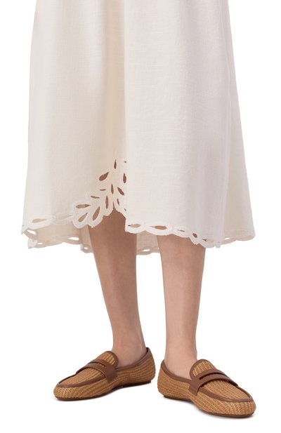 Пенни-лоферы giorgia из рафии GIANVITO ROSSI, арт. G25324.05G0M.MBNCUCU, фото 3