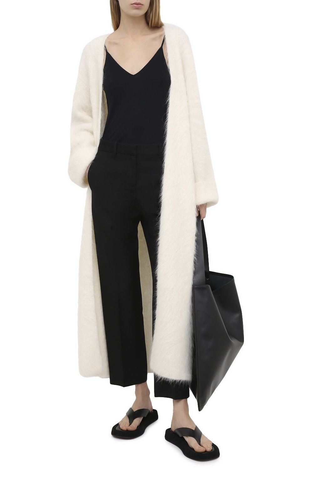 Топ JIL SANDER черного цвета по цене 16850 руб., арт. JSCQ705046-WQ477108, фото 2 Топ JIL SANDER, арт. JSCQ705046-WQ477108, фото 2