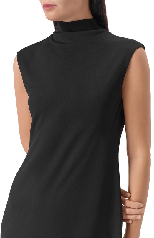 Платье из вискозы Jil Sander J04CT0107/J65016 Чёрный  J04CT0107/J65016 Фото 5