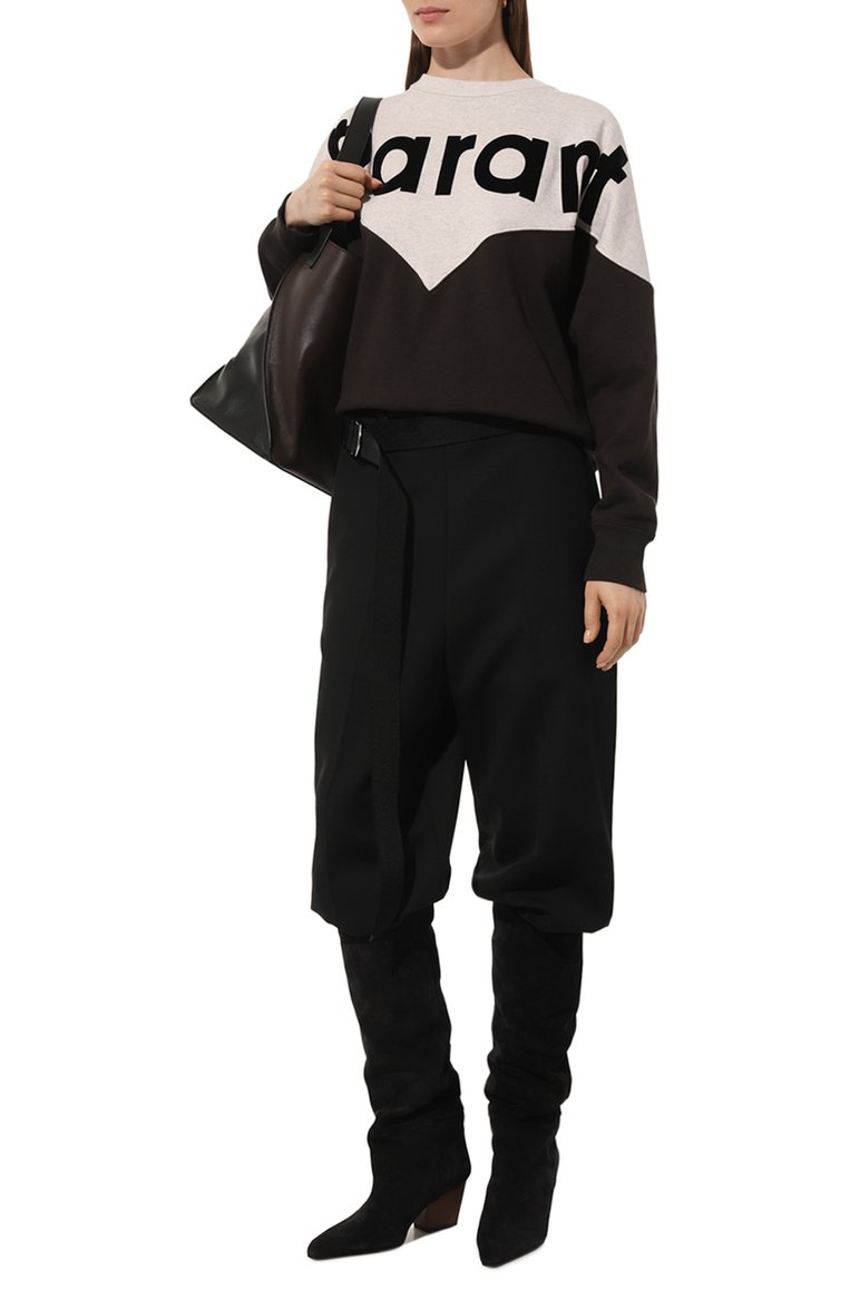 Хлопковый свитшот ISABEL MARANT ETOILE, арт. 23PSW0006FA-A1M08E, фото 2