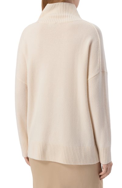 Кашемировый свитер THE KOOPLES кремового цвета по цене 51250 руб., арт. FPUL31037K, фото 4 Кашемировый свитер THE KOOPLES, арт. FPUL31037K, фото 4