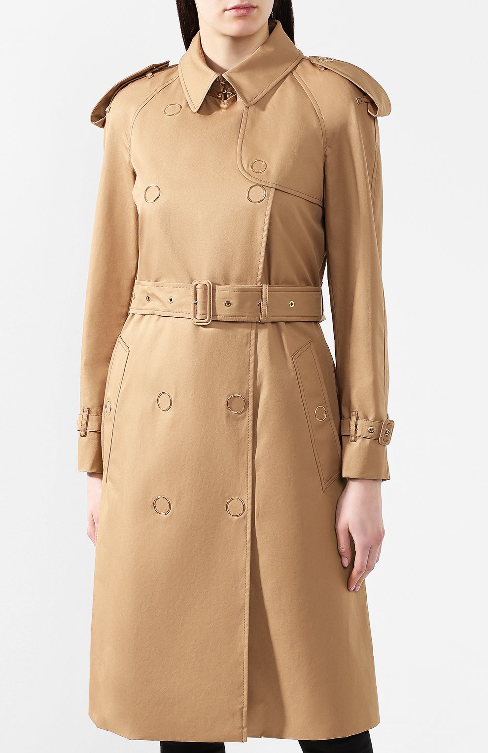 Хлопковое пальто BURBERRY, арт. 4560915, фото 3