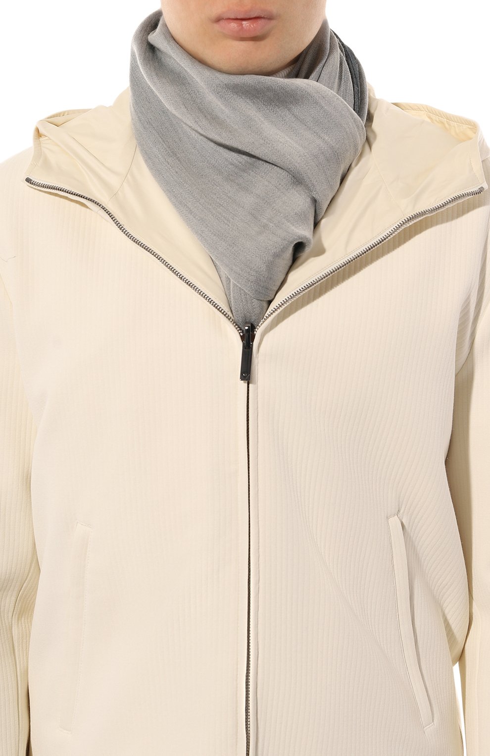 Шарф из кашемира и хлопка STEFANO RICCI, арт. MWA3200040/08370, фото 2