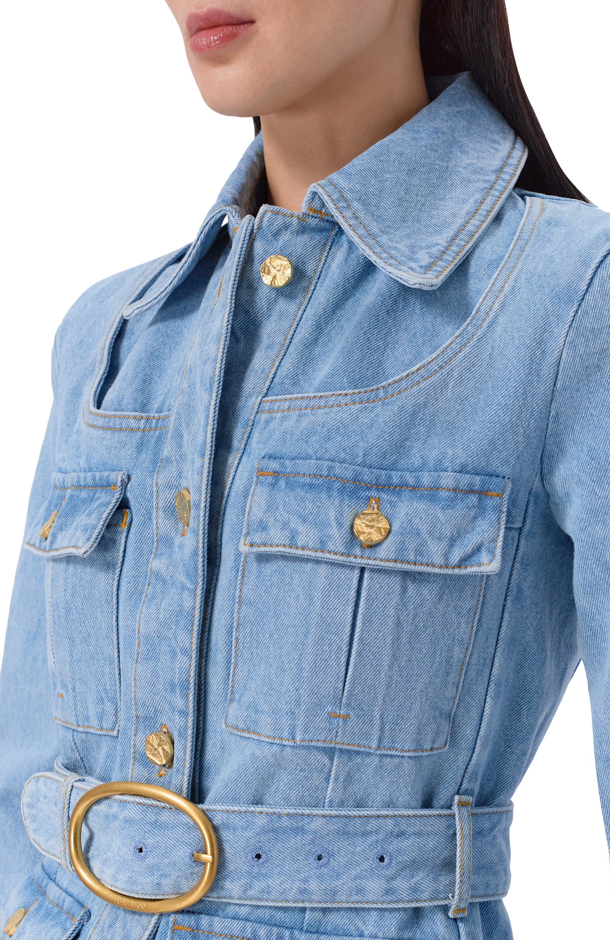 Джинсовая куртка NINA RICCI, арт. 26PDVE014/C01119, фото 5