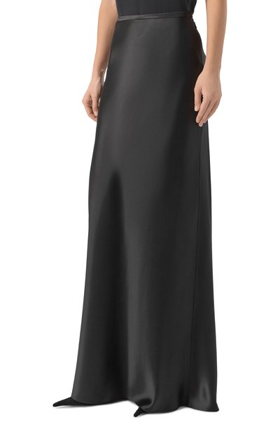 Атласная юбка SAINT LAURENT, арт. 845050/Y7G27, фото 3