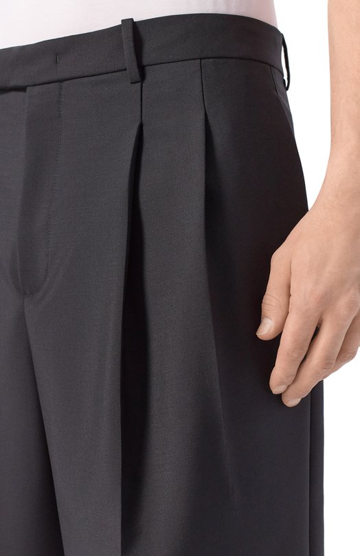 Шерстяные шорты Jil Sander J22KA0344/J41444 Чёрный  J22KA0344/J41444 Фото 5