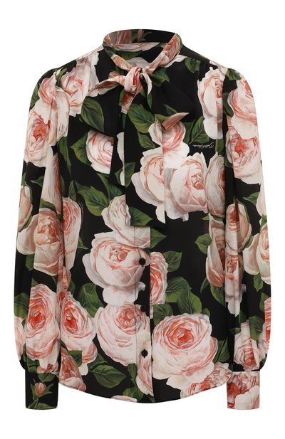 Женская шелковая блузка DOLCE & GABBANA, арт. F5J57T/HS10J/0UTLET AW22-23