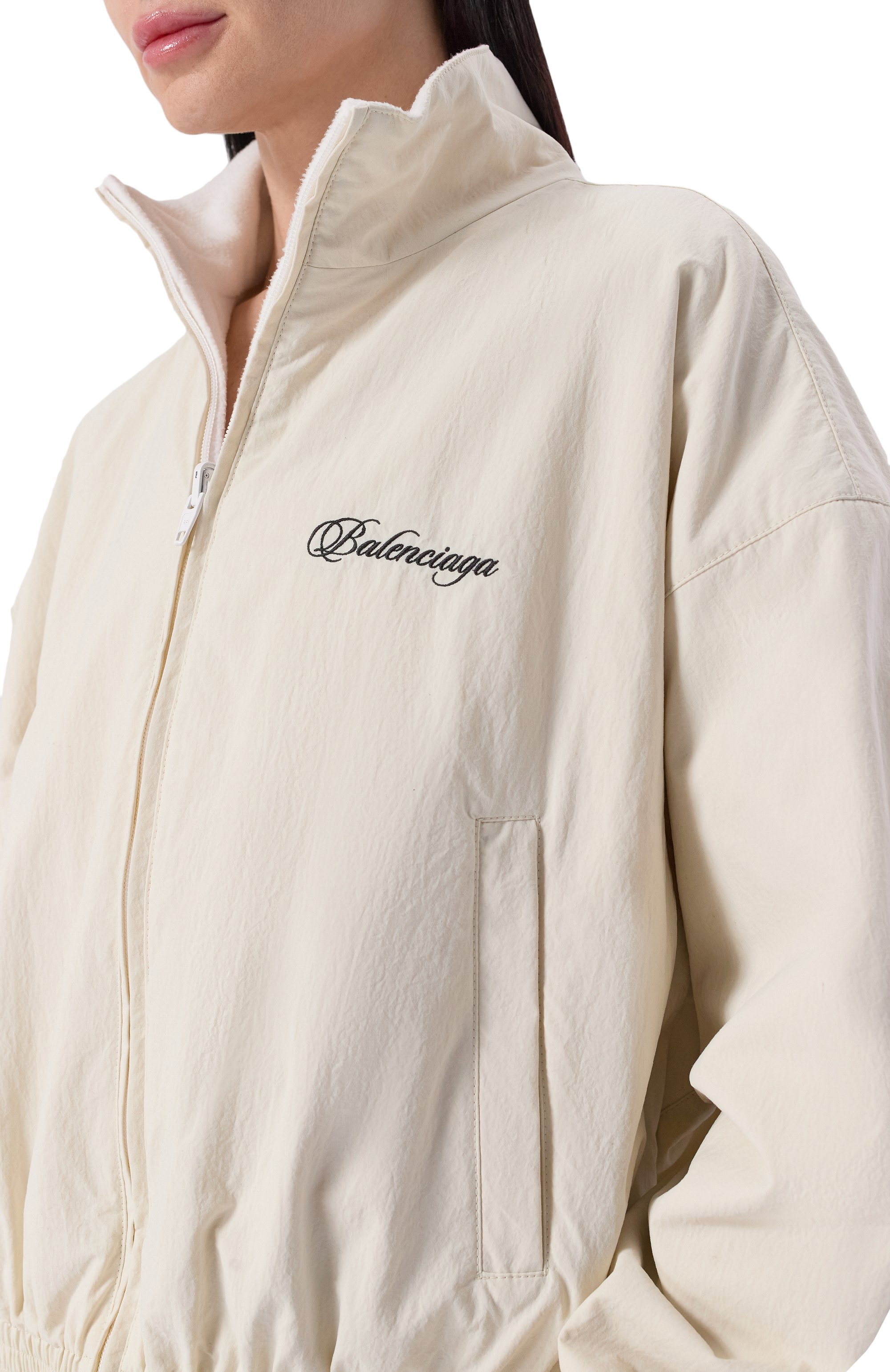 Двусторонняя куртка BALENCIAGA кремового цвета по цене 332000 руб., арт. 857746/TT004, фото 5 Двусторонняя куртка BALENCIAGA, арт. 857746/TT004, фото 5