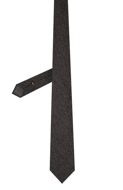 Шелковый галстук CANALI темно-серого цвета по цене 14650 руб., арт. 70/HJ03247, фото 3 Шелковый галстук CANALI, арт. 70/HJ03247, фото 3