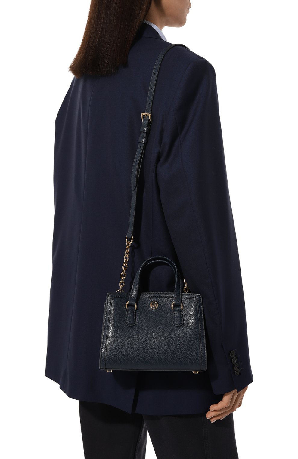 Сумка chantal MICHAEL MICHAEL KORS темно-синего цвета по цене 26300 руб., арт. 32R3G7CC0T, фото 2 Сумка chantal MICHAEL MICHAEL KORS, арт. 32R3G7CC0T, фото 2