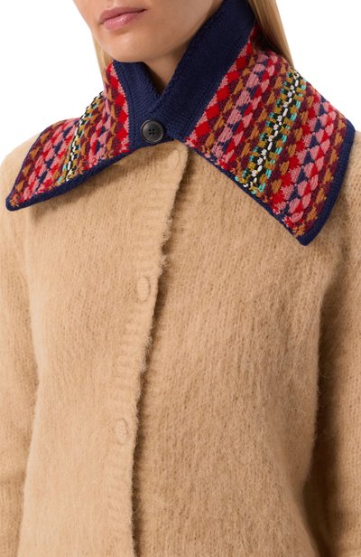 Шерстяной воротник DRIES VAN NOTEN разноцветного цвета по цене 28200 руб., арт. 012205/4761, фото 2 Шерстяной воротник DRIES VAN NOTEN, арт. 012205/4761, фото 2