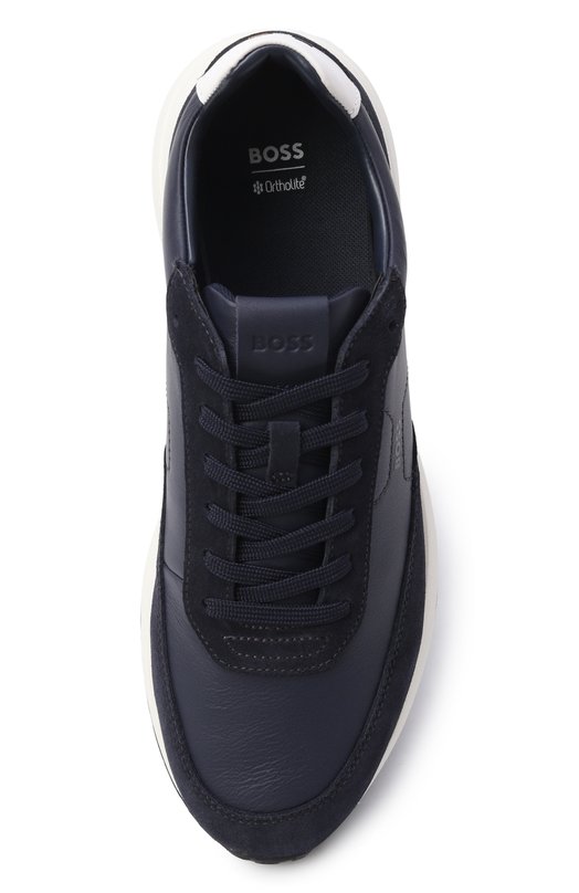 Кожаные кроссовки Vinston BOSS 50557837 Синий  50557837 Фото 5