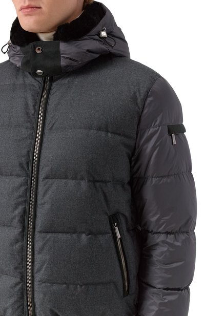 Пуховик wright-shl с воротником из овчины MOORER, арт. WRIGHT/SHL/62-68, фото 5