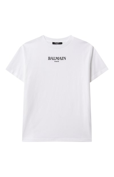 Хлопковая футболка BALMAIN, арт. BW8P51