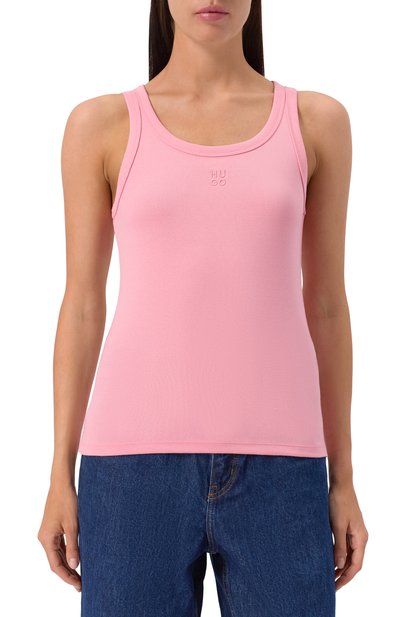 Хлопковая майка HUGO, арт. 50514489, фото 3