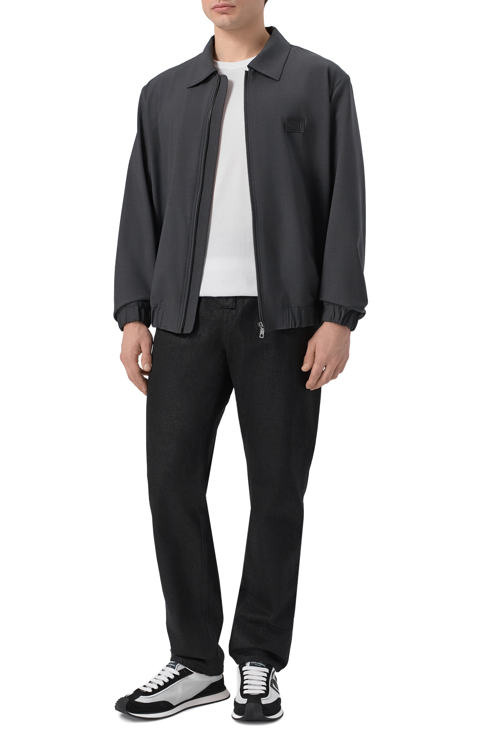 Комбинированные кроссовки dg cushion DOLCE & GABBANA, арт. CS2288/A5355, фото 2