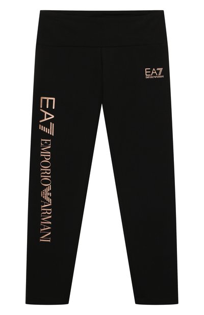 Хлопковые легинсы EA7, арт. 8NFP01/FJ01Z, фото 1