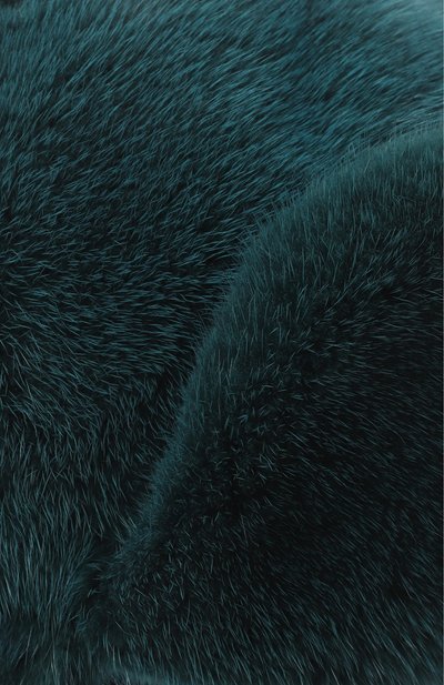 Меховая шапка-ушанка френки норки FURLAND бирюзового цвета по цене 109500 руб., арт. 0217500110295600054, фото 3 Меховая шапка-ушанка френки норки FURLAND, арт. 0217500110295600054, фото 3