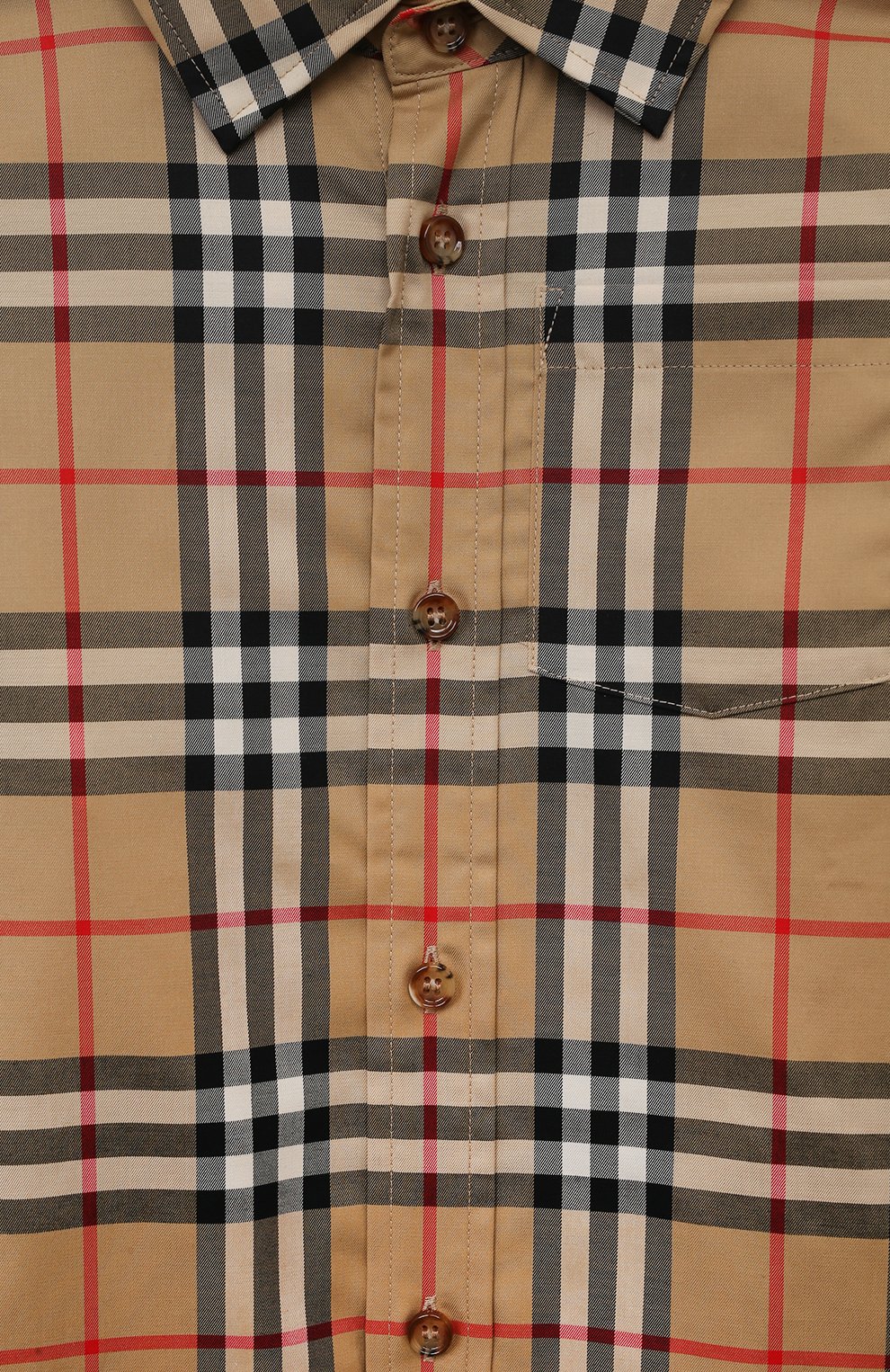 Хлопковая рубашка BURBERRY, арт. 8059637, фото 3