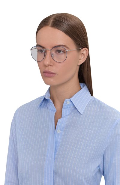 Оправа RAY-BAN серебряного цвета по цене 21200 руб., арт. 3447V-2970, фото 3 Оправа RAY-BAN, арт. 3447V-2970, фото 3