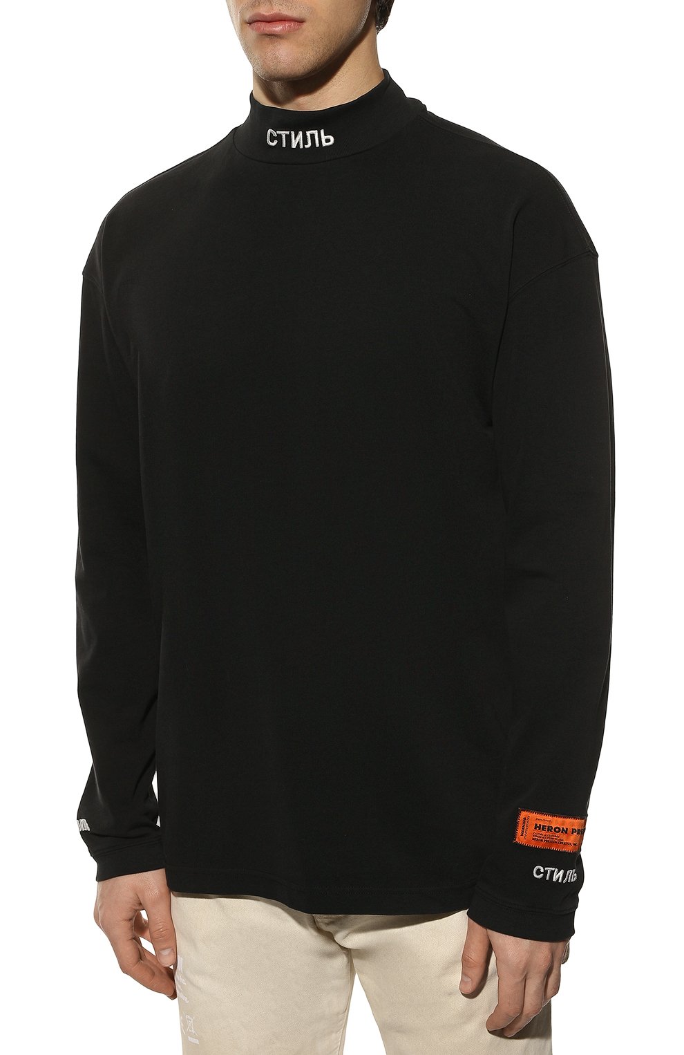 Хлопковая водолазка HERON PRESTON, арт. HMAB017C99JER0011001, фото 3