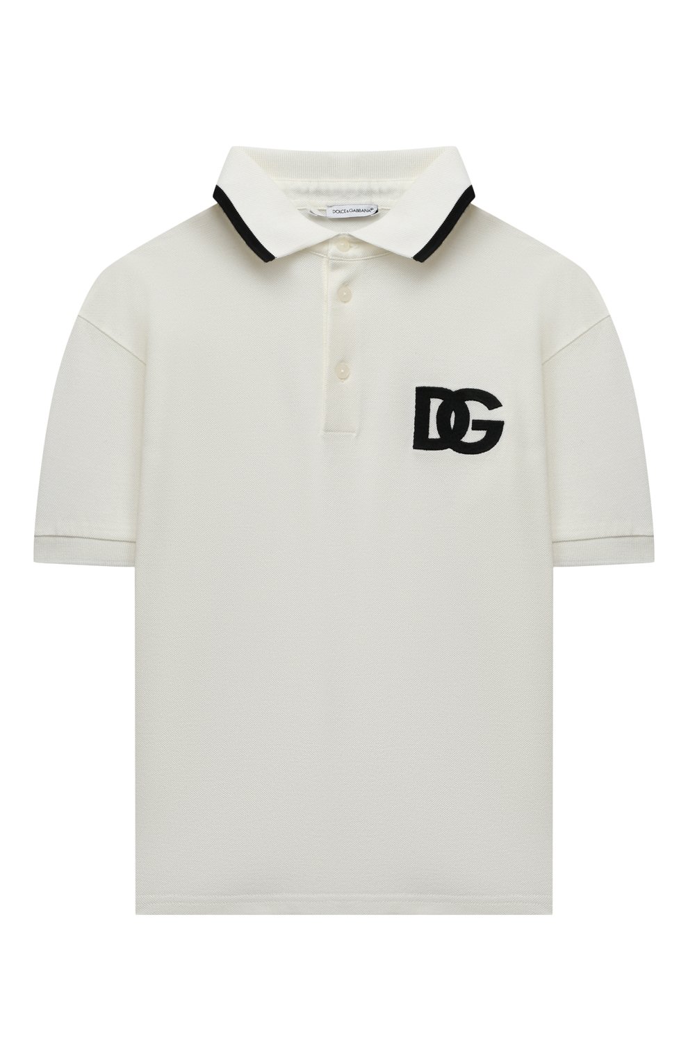 Хлопковое поло DOLCE & GABBANA, арт. L4JTCE/G7F0F/2-6, фото 1