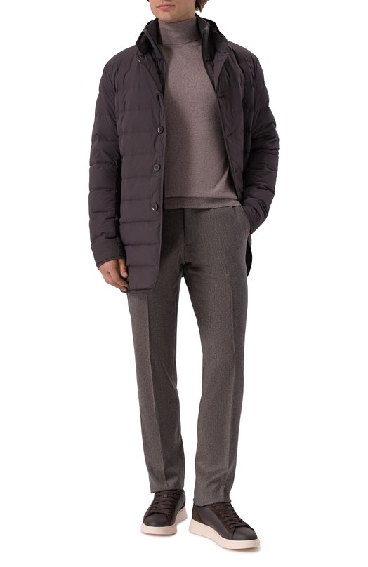 Шерстяные брюки Berwich VULCAN0 195/RD5470 Коричневый  VULCAN0 195/RD5470 Фото 2