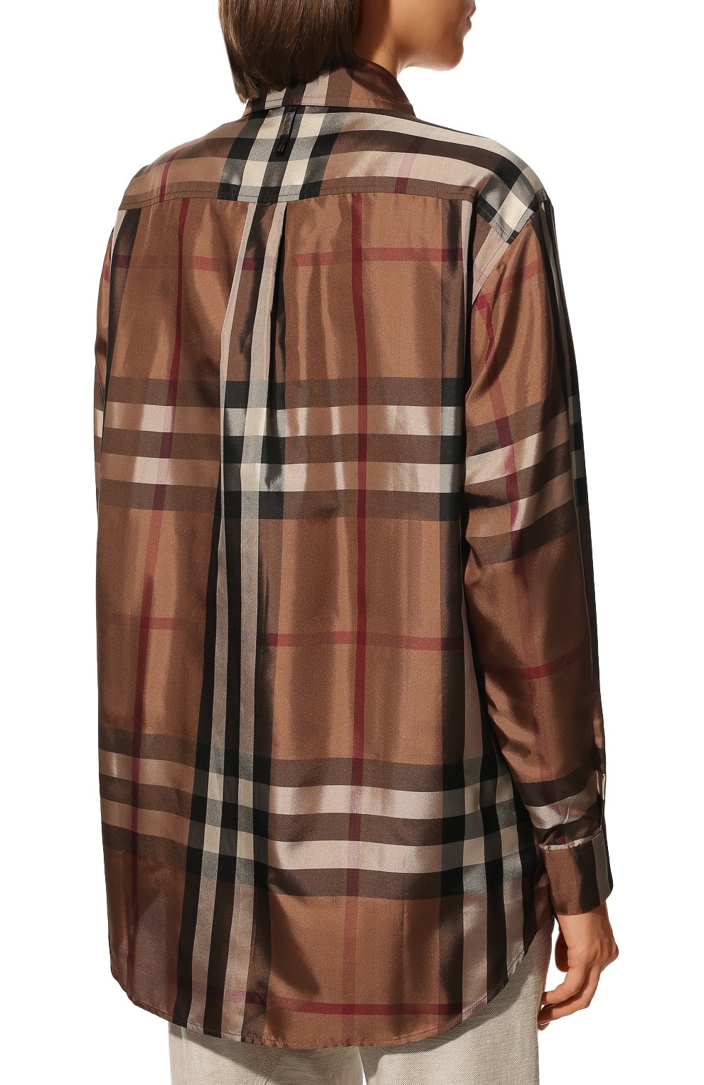 Шелковая рубашка BURBERRY, арт. 8044841, фото 4
