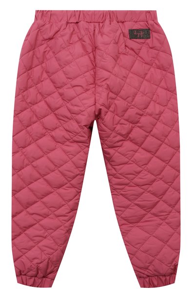 Утепленные джоггеры IL GUFO темно-розового цвета по цене 16350 руб., арт. A24PL340N0106/10A-14A, фото 2 Утепленные джоггеры IL GUFO, арт. A24PL340N0106/10A-14A, фото 2