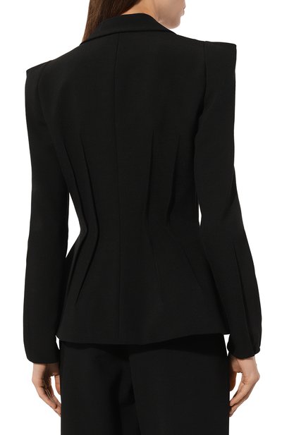Жакет ELIE SAAB черного цвета по цене 216000 руб., арт. J0032N, фото 4 Жакет ELIE SAAB, арт. J0032N, фото 4