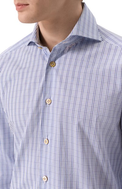 Хлопковая рубашка KITON, арт. UCCH0948219, фото 5