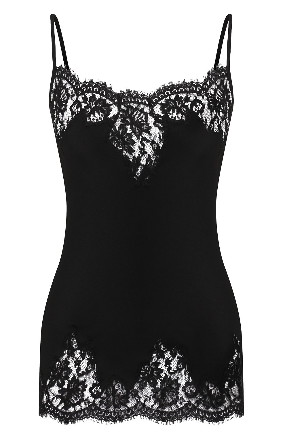 Шелковый топ ERMANNO ERMANNO SCERVINO черного цвета по цене 51500 руб., арт. 46T T029 CDC, фото 1 Шелковый топ ERMANNO ERMANNO SCERVINO, арт. 46T T029 CDC, фото 1