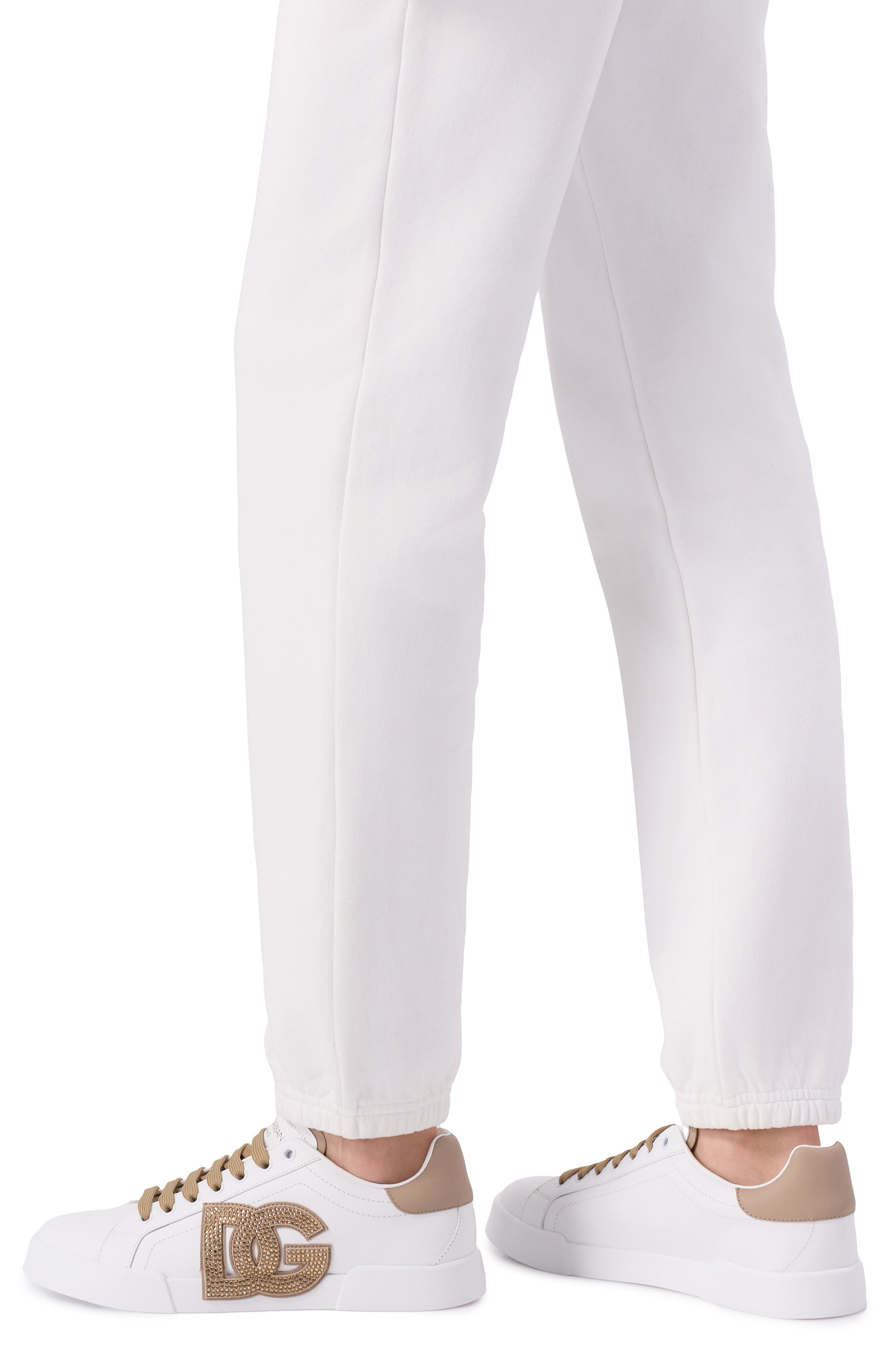 Кожаные кеды portofino DOLCE & GABBANA, арт. CK2341/AI411, фото 2