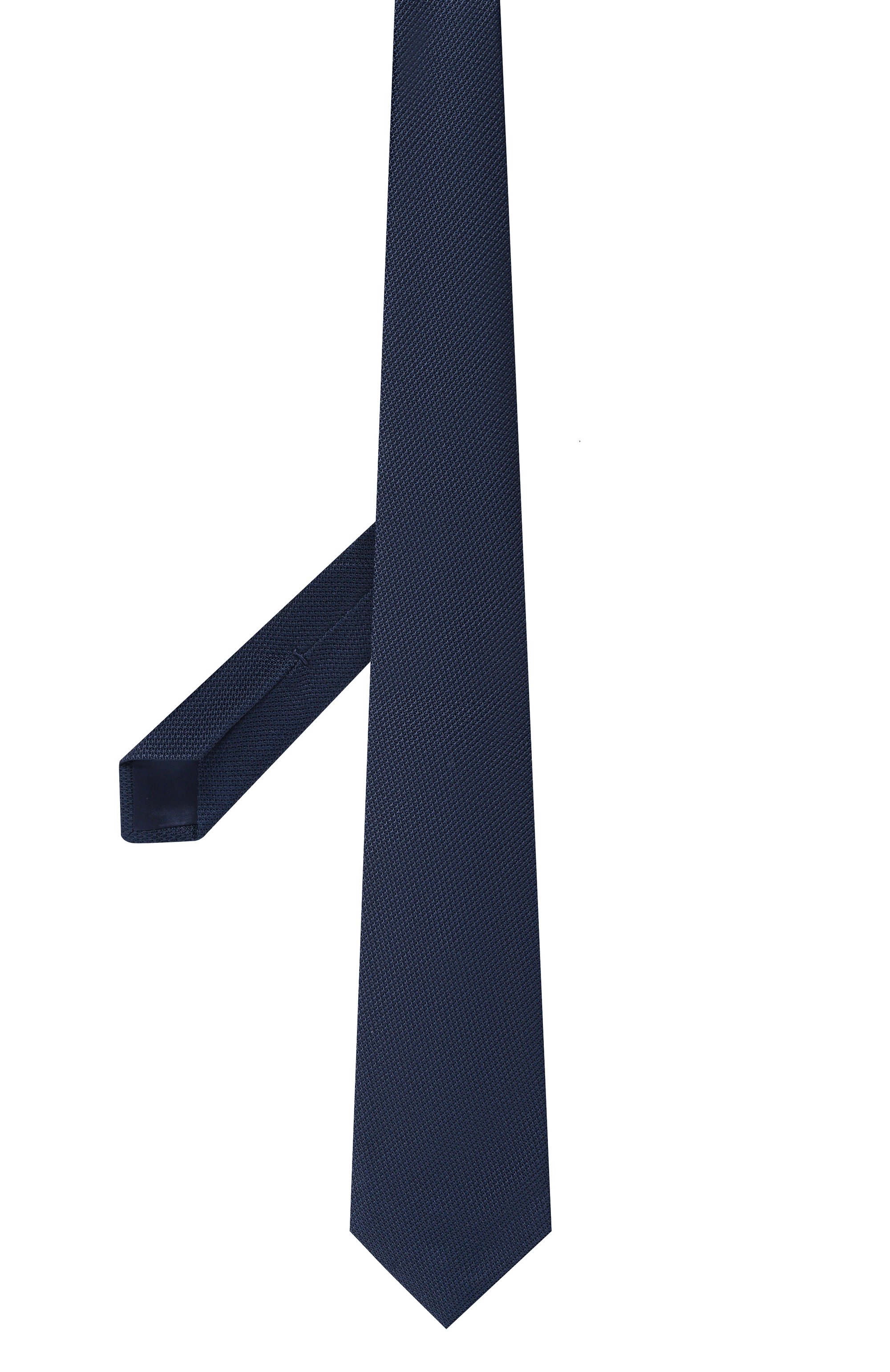 Шелковый галстук ZILLI темно-синего цвета по цене 38600 руб., арт. CRAV2BM0600VP0I03, фото 3 Шелковый галстук ZILLI, арт. CRAV2BM0600VP0I03, фото 3