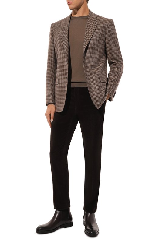 Вельветовые брюки Corneliani 944B01-9418502 Коричневый  944B01-9418502 Фото 2