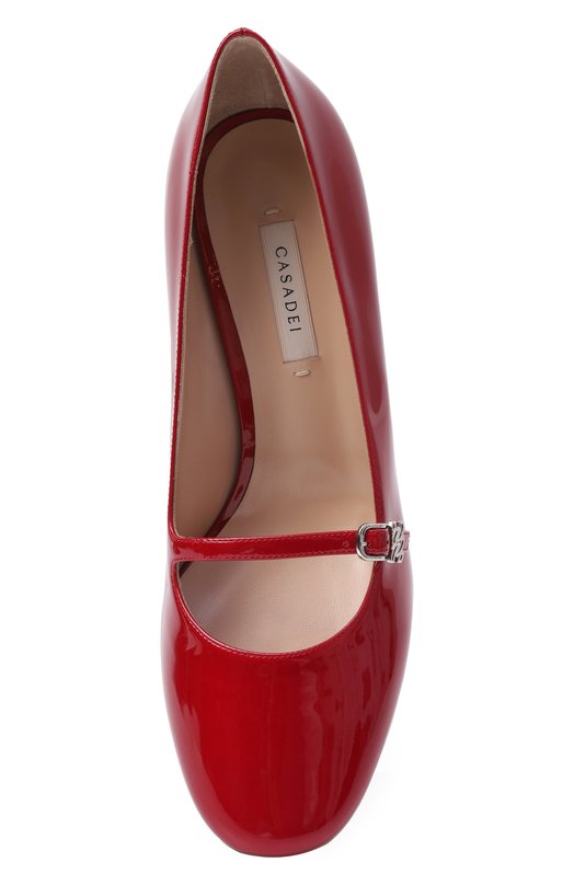 Лакированные туфли Cleo 50 Casadei 1F052B0501/SAMUR Красный  1F052B0501/SAMUR Фото 6