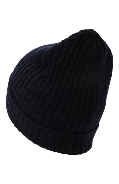 Шерстяная шапка DOLCE & GABBANA темно-синего цвета по цене 19400 руб., арт. LBKH82/JCVM2, фото 2 Шерстяная шапка DOLCE & GABBANA, арт. LBKH82/JCVM2, фото 2