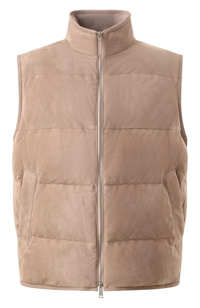 Мужской замшевый жилет ZEGNA, арт. E184/UEPVMA8