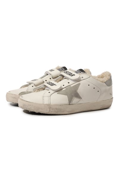 Кожаные кеды superstar GOLDEN GOOSE DELUXE BRAND, арт. GYF00111.F002827, фото 1