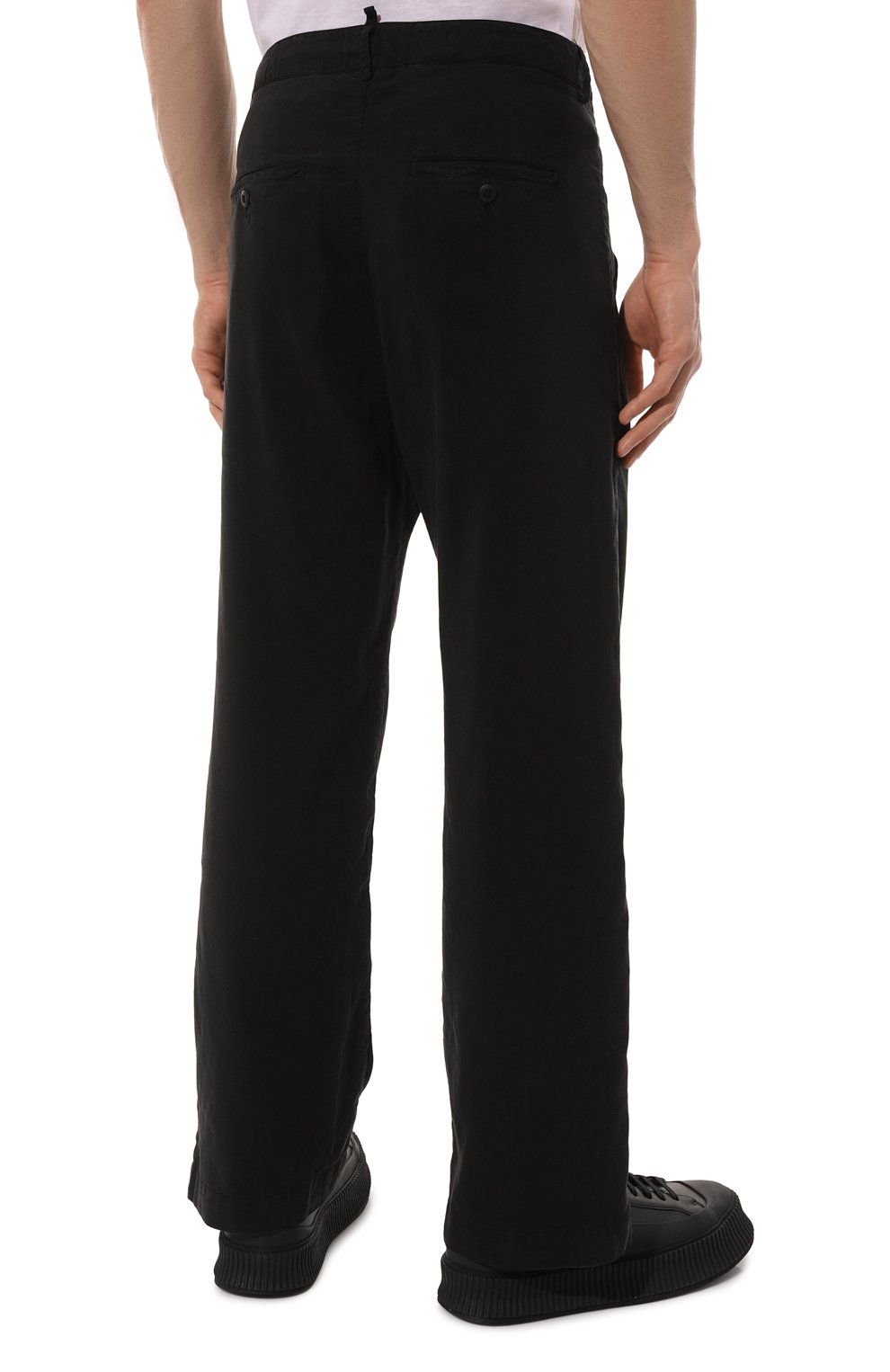 Брюки изо льна и шелка HANNES ROETHER, арт. 110447/BA21LAT0N.600, фото 4