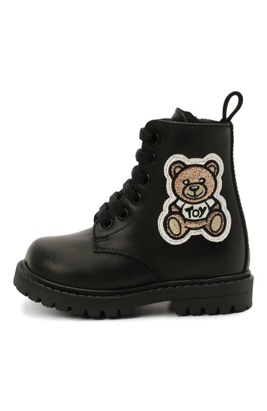 Кожаные ботинки Moschino 2