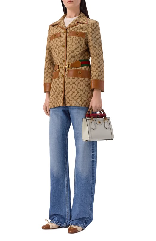 Сумка Diana mini Gucci 702732/U3ZDT Кремовый  702732/U3ZDT Фото 3