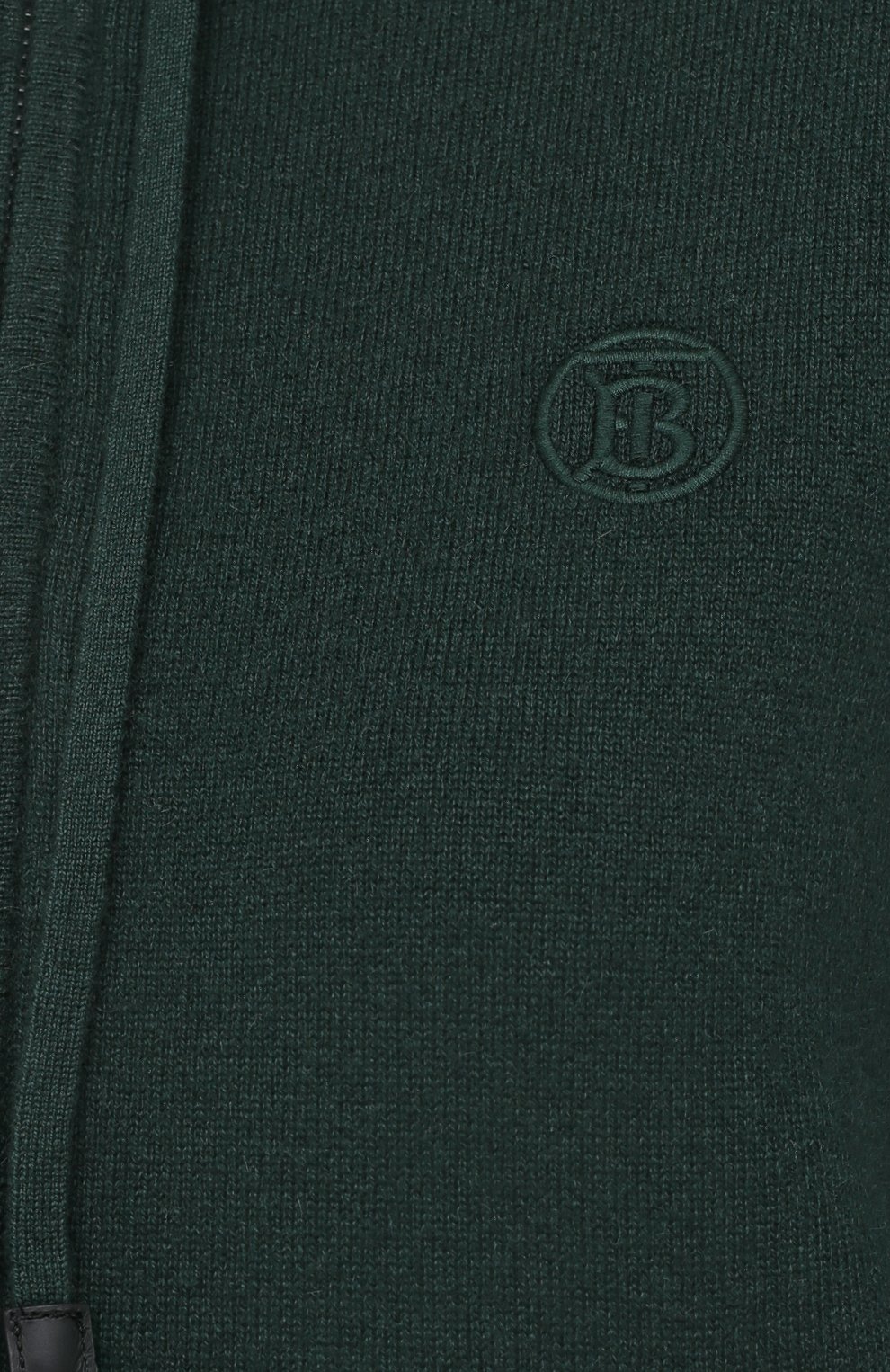 Кашемировый кардиган BURBERRY зеленого цвета по цене 141000 руб., арт. 8037209, фото 5 Кашемировый кардиган BURBERRY, арт. 8037209, фото 5