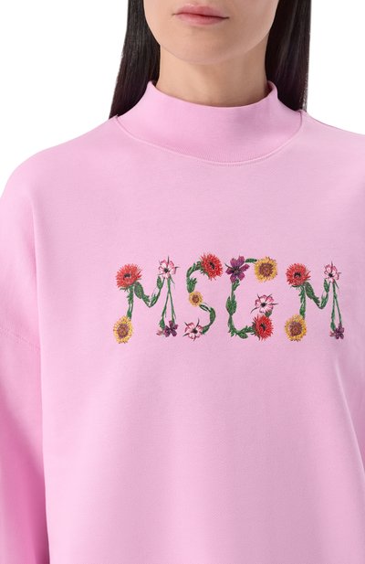 Хлопковый свитшот MSGM, арт. 4041MDM126N/267000, фото 5