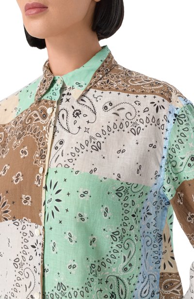 Льняная рубашка MC2 SAINT BARTH, арт. STBW MEREDITH/06149H, фото 5