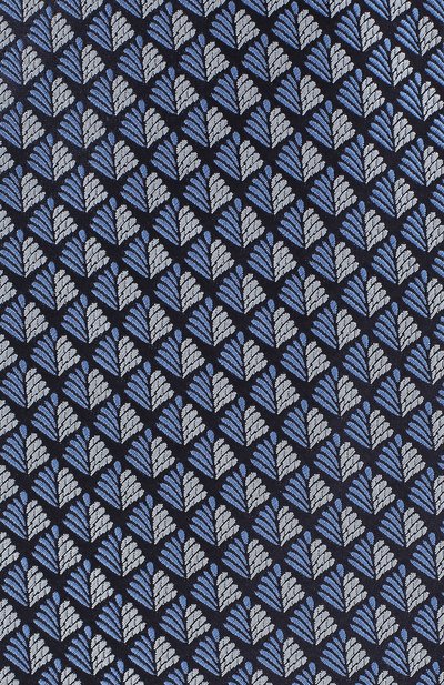 Шелковый галстук с узором ZEGNA голубого цвета по цене 18350 руб., арт. Z3E21/1XW, фото 3 Шелковый галстук с узором ZEGNA, арт. Z3E21/1XW, фото 3