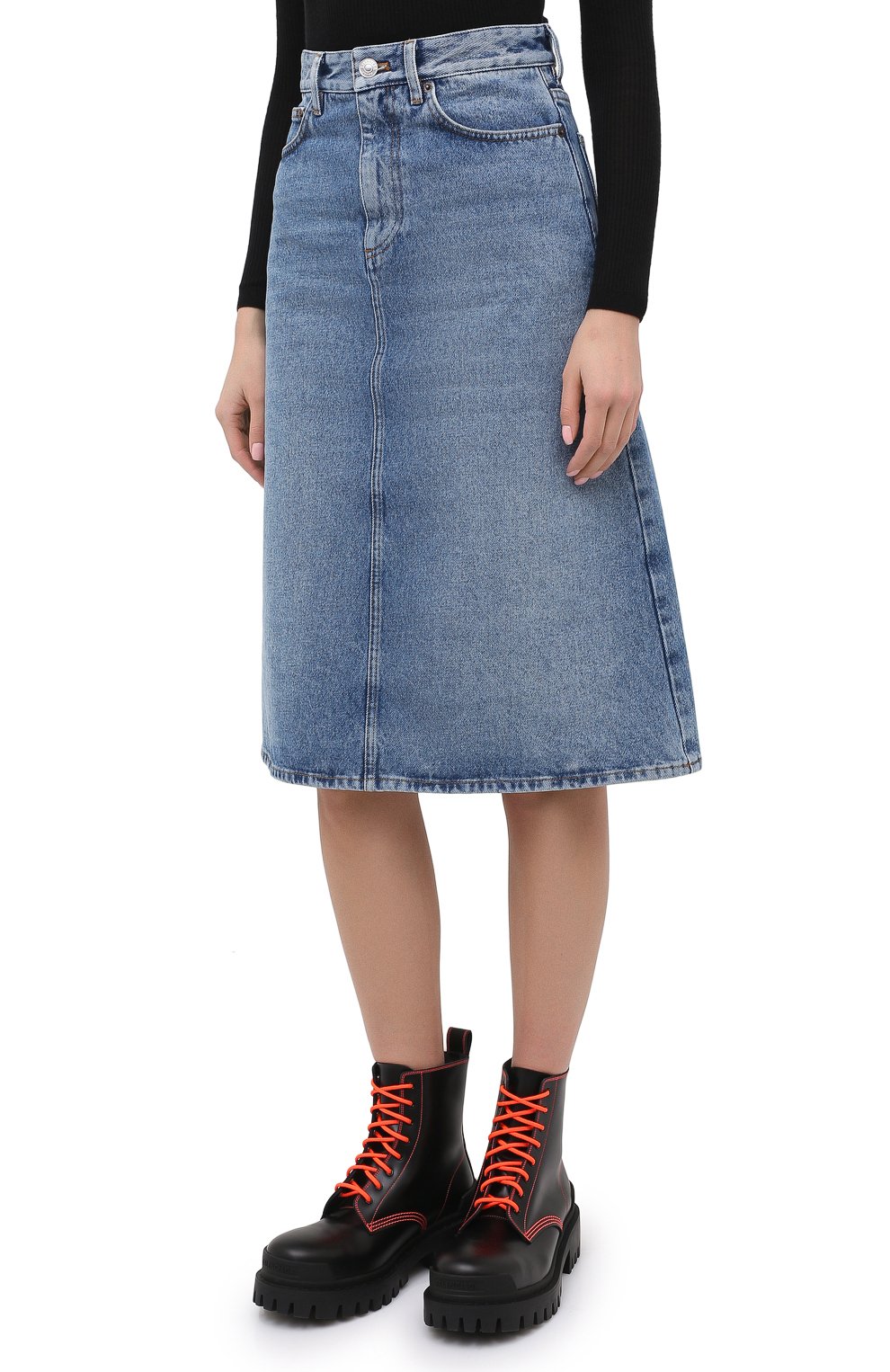 Джинсовая юбка BALENCIAGA, арт. 646913/TDW15, фото 3