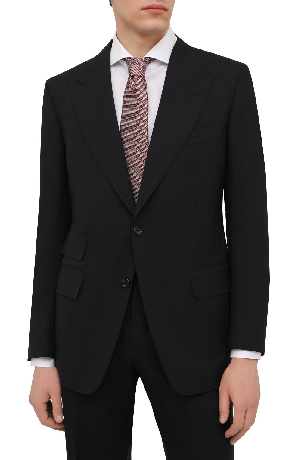 Шелковый галстук ZEGNA красного цвета по цене 28500 руб., арт. Z3D40T/100, фото 2 Шелковый галстук ZEGNA, арт. Z3D40T/100, фото 2